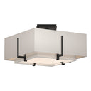 126507 Hubbardton Forge Exos Square Small Double Shade Semi-Flush