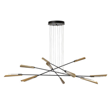 Hubbardton Forge Flight 10-Light Pendant 1