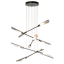 Hubbardton Forge Flight 10-Light Small Pendant - Standard - 131410