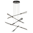 Hubbardton Forge Flight 10-Light Small Pendant - Standard - 131410