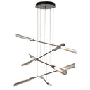 Hubbardton Forge Flight 10-Light Small Pendant - Standard - 131410
