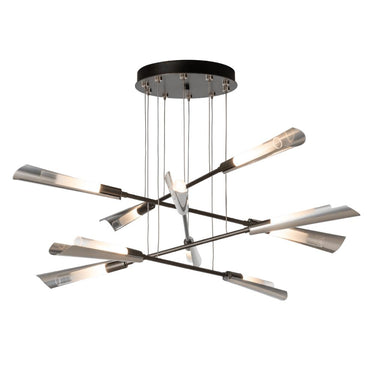Hubbardton Forge Flight 10-Light Small Pendant 4