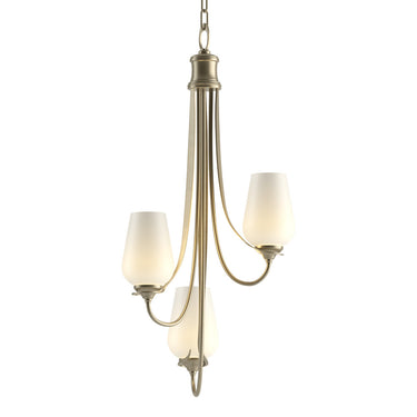 10-3033 Hubbardton Forge 3 Light Flora Chandelier