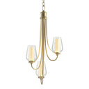 10-3033 Hubbardton Forge 3 Light Flora Chandelier