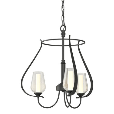 103047 Hubbardton Forge Flora Three Arm Chandelier