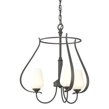 103047 Hubbardton Forge Flora Three Arm Chandelier