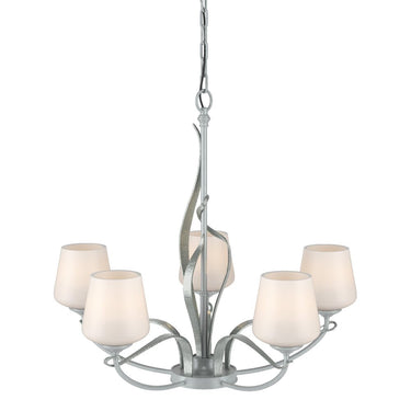 10-3040-236 Hubbardton Forge Flora 5 Arm Chandelier w/ Dome Glass