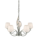 10-3040-236 Hubbardton Forge Flora 5 Arm Chandelier w/ Dome Glass