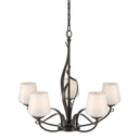 10-3040-236 Hubbardton Forge Flora 5 Arm Chandelier w/ Dome Glass