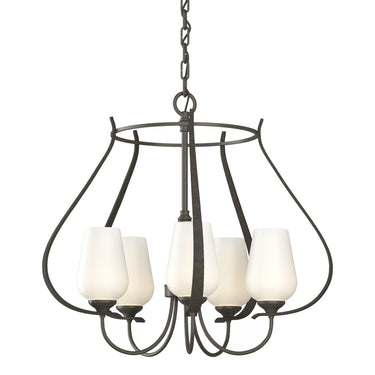 103045 Hubbardton Forge Flora 5 Arm Chandelier