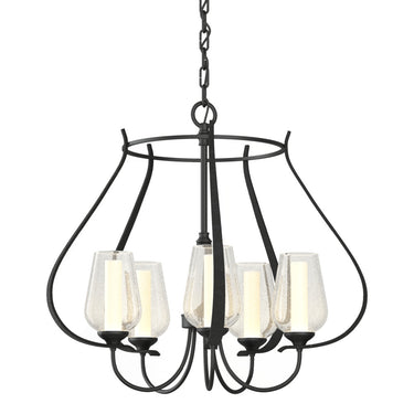 103045 Hubbardton Forge Flora 5 Arm Chandelier
