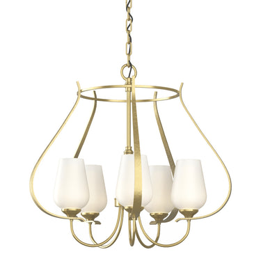 103045 Hubbardton Forge Flora 5 Arm Chandelier