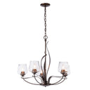Hubbardton Forge Flora 5-Arm Chandelier 1