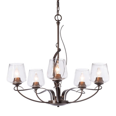 Hubbardton Forge Flora 5-Arm Chandelier 2