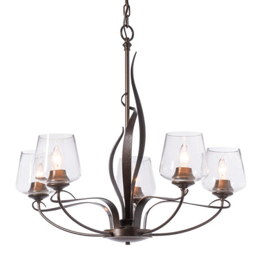 Hubbardton Forge Flora 5-Arm Chandelier 3