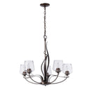 Hubbardton Forge Flora 5-Arm Chandelier 