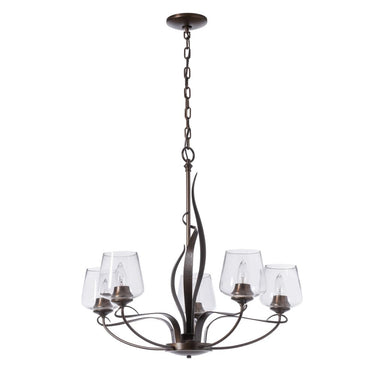 Hubbardton Forge Flora 5-Arm Chandelier 