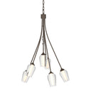 103043 Hubbardton Forge Flora 6 Arm Chandelier