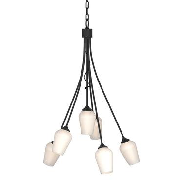 103043 Hubbardton Forge Flora 6 Arm Chandelier