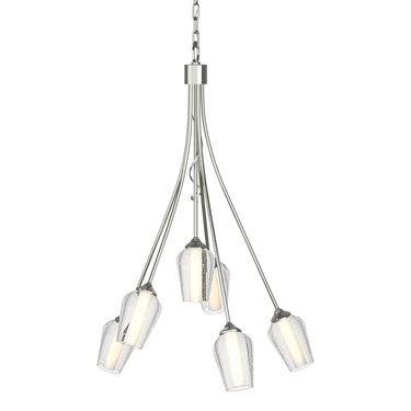 103043 Hubbardton Forge Flora 6 Arm Chandelier