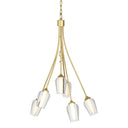 103043 Hubbardton Forge Flora 6 Arm Chandelier