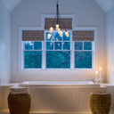 Hubbardton Forge Flora 6-Arm Chandelier 4