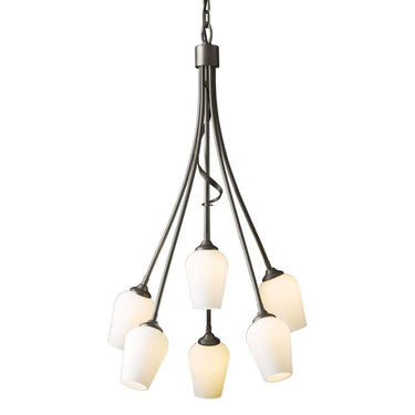 Hubbardton Forge Flora 6-Arm Chandelier 