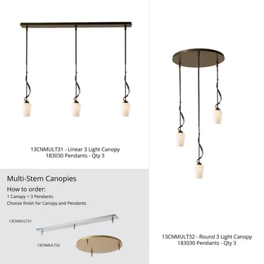 Hubbardton Forge Flora Down Light Mini Pendant 3