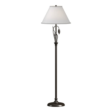24-6761 Hubbardton Forge Forged Leaves and Vase Floor Lamp