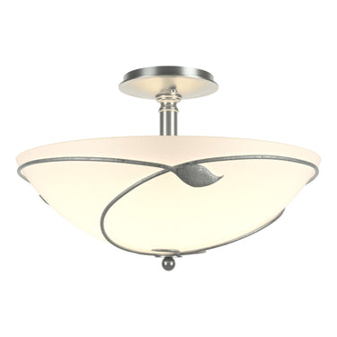 12-6732 Hubbardton Forge Forged Leaves Large Semi-Flush Fixture