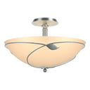 12-6732 Hubbardton Forge Forged Leaves Large Semi-Flush Fixture