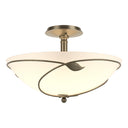 12-6732 Hubbardton Forge Forged Leaves Large Semi-Flush Fixture