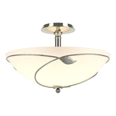 12-6732 Hubbardton Forge Forged Leaves Large Semi-Flush Fixture