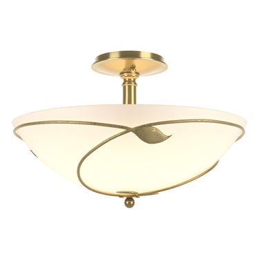 12-6732 Hubbardton Forge Forged Leaves Large Semi-Flush Fixture