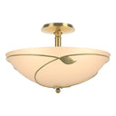 12-6732 Hubbardton Forge Forged Leaves Large Semi-Flush Fixture