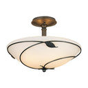 Hubbardton Forge Forged Leaves Large Semi-Flush 