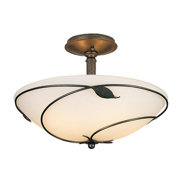 Hubbardton Forge Forged Leaves Large Semi-Flush 