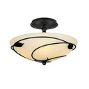 12-6712 Hubbardton Forge Forged Leaves Medium Semi-Flush Fixture