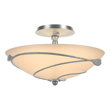 12-6712 Hubbardton Forge Forged Leaves Medium Semi-Flush Fixture