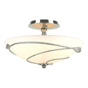 12-6712 Hubbardton Forge Forged Leaves Medium Semi-Flush Fixture