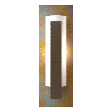 Hubbardton Forge 217186 Forged Vertical Bar Sconce - Cherry or Copper Backplate