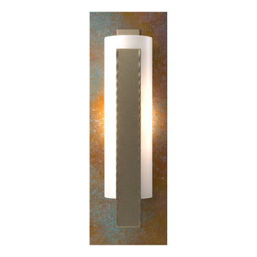 Hubbardton Forge 217186 Forged Vertical Bar Sconce - Cherry or Copper Backplate
