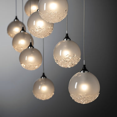 Hubbardton Forge Fritz Globe 10-Light Pendant - Standard - 131130