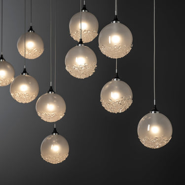 Hubbardton Forge Fritz Globe 10-Light Pendant - Standard - 131130