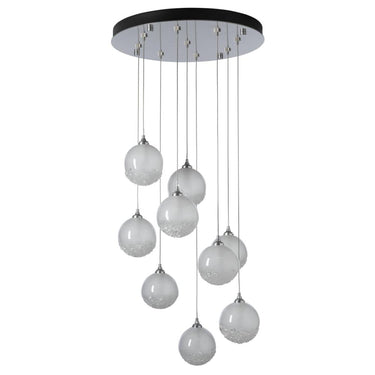 Hubbardton Forge Fritz Globe 9-Light Pendant 2
