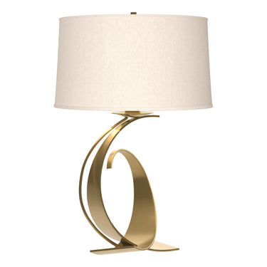 27-2678 Hubbardton Forge Large Fullered Impressions Table Lamp