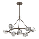 Hubbardton Forge 131067-CR Gatsby 9-Light Ring Chandelier