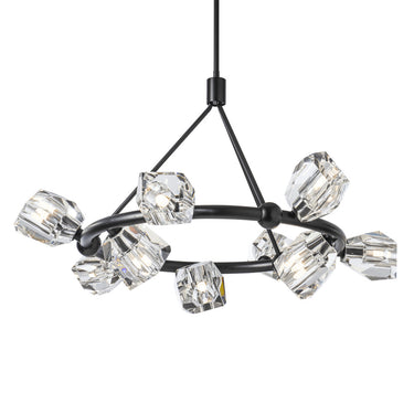 Hubbardton Forge 131067-CR Gatsby 9-Light Ring Chandelier