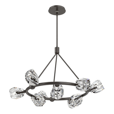 Hubbardton Forge 131067-CR Gatsby 9-Light Ring Chandelier