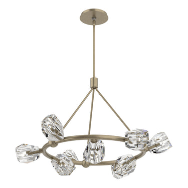 Hubbardton Forge 131067-CR Gatsby 9-Light Ring Chandelier